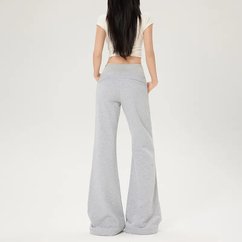 Wen Shan Casual Pants Women's Light Gray-7