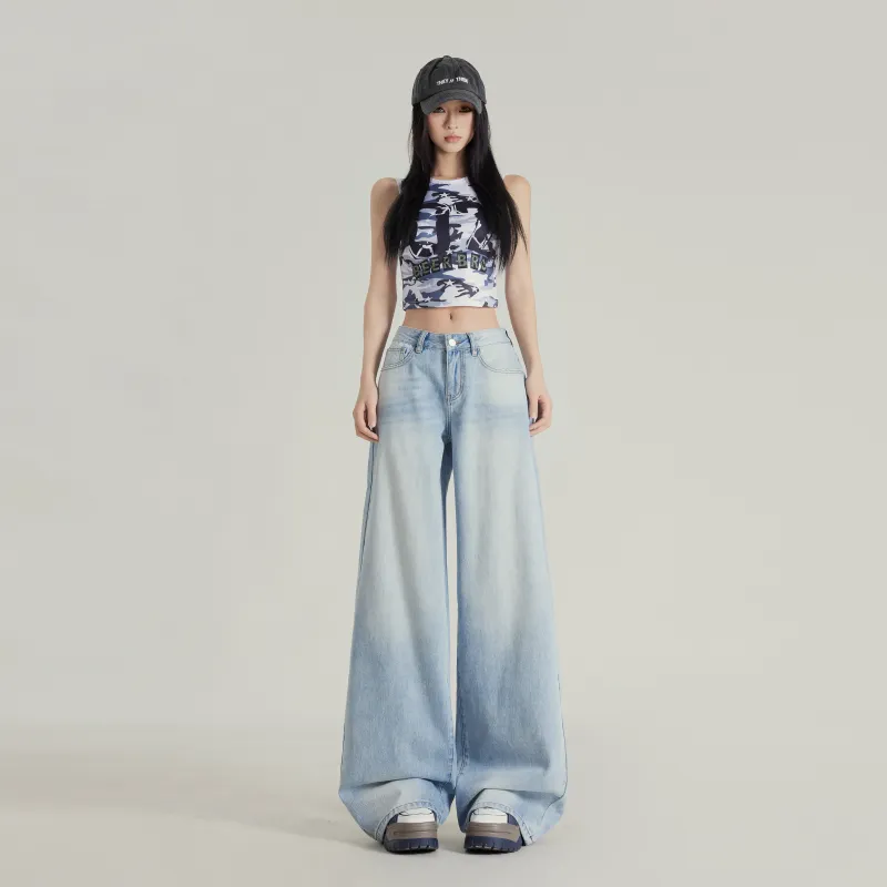 Wen Shan Jeans Women's Sky Blue-9