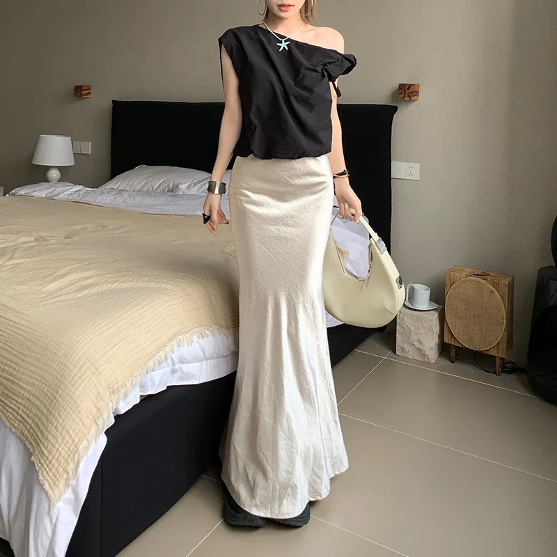 Wen Shan Casual Long Skirt Women's-2