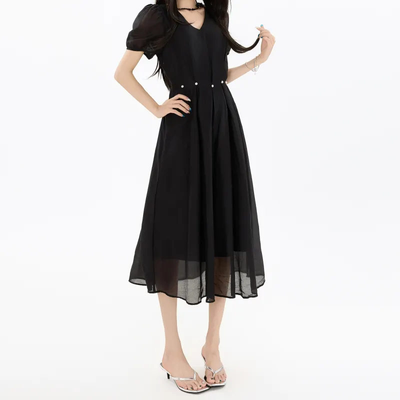 Wen Shan Short Sleeved Dress Women's-3
