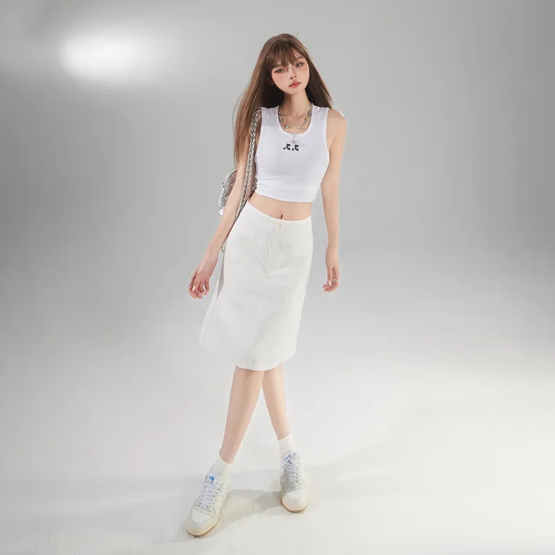 Wen Shan Casual Long Skirt Women's-4