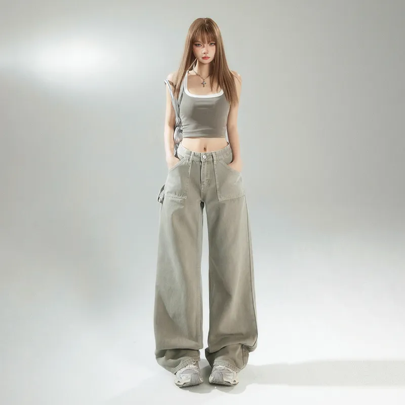 Wen Shan Jeans Women's Kelp Green-6