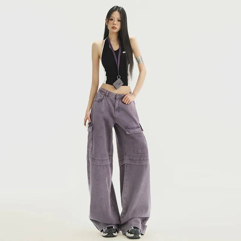 Wen Shan Jeans Women's Sweet Potato Purple-8