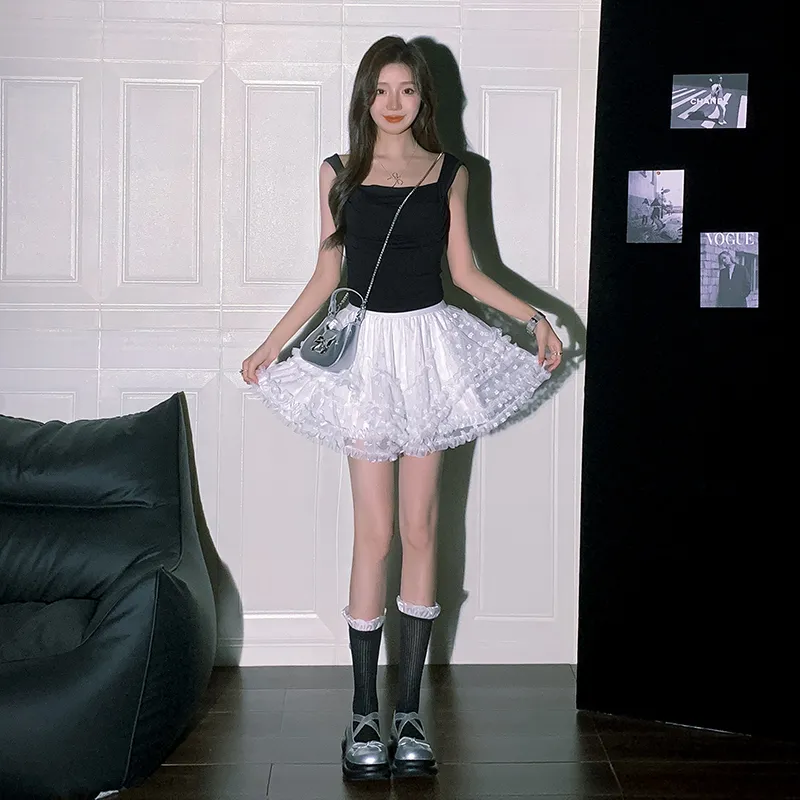 Wen Shan Casual Short Skirts Women's-2