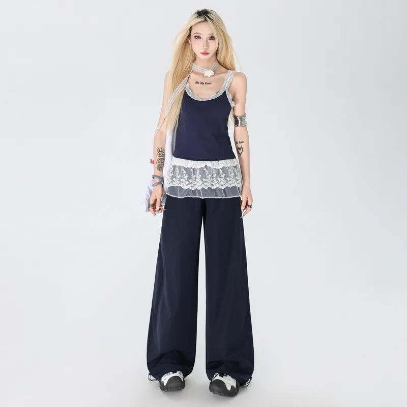 Wen Shan Casual Pants Women's Royal Blue-2