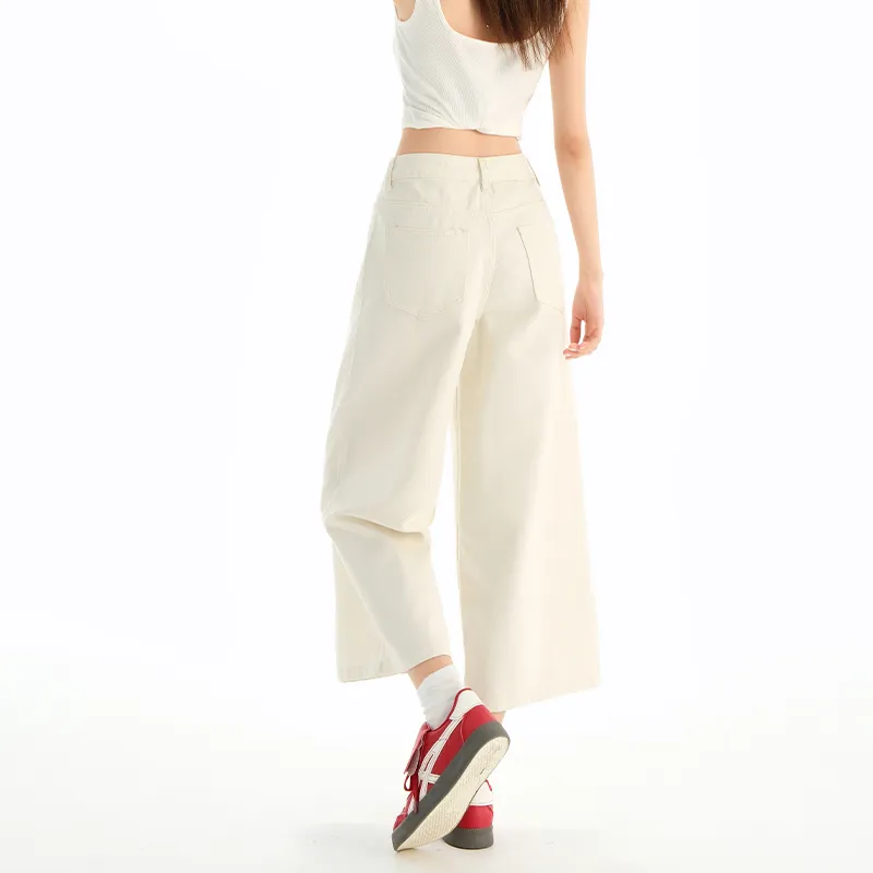 Wen Shan Jeans Women's Apricot-6