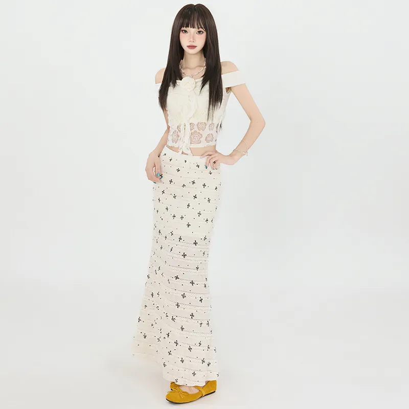 Wen Shan Casual Long Skirt Women's-3