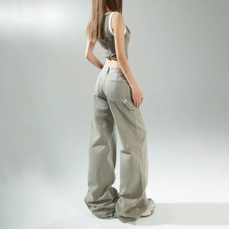 Wen Shan Jeans Women's Kelp Green-3