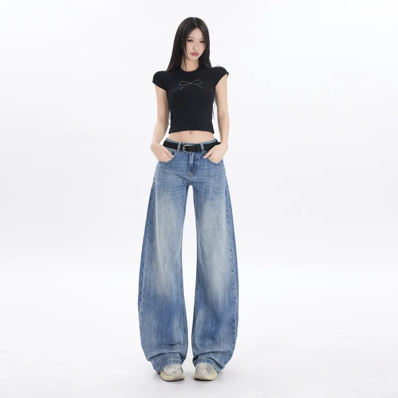Wen Shan Jeans Women's Sky Blue-7