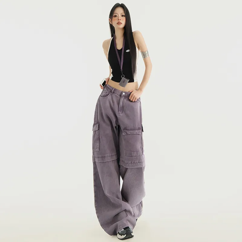 Wen Shan Jeans Women's Sweet Potato Purple-7