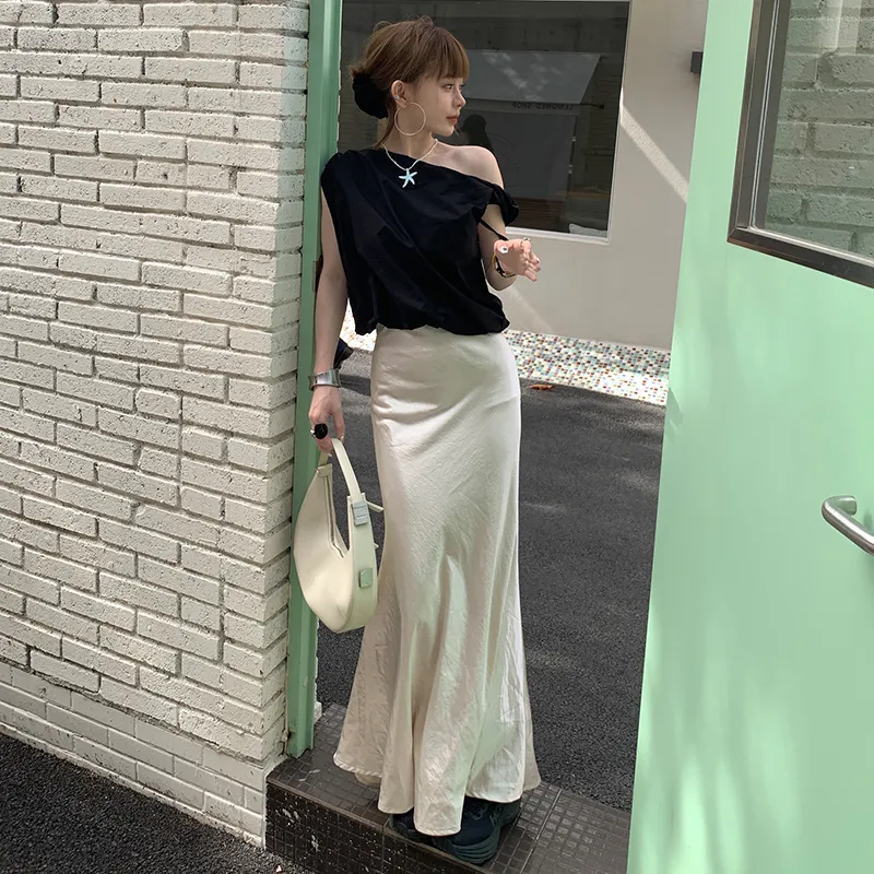Wen Shan Casual Long Skirt Women's-3
