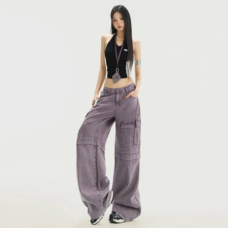 Wen Shan Jeans Women's Sweet Potato Purple-3