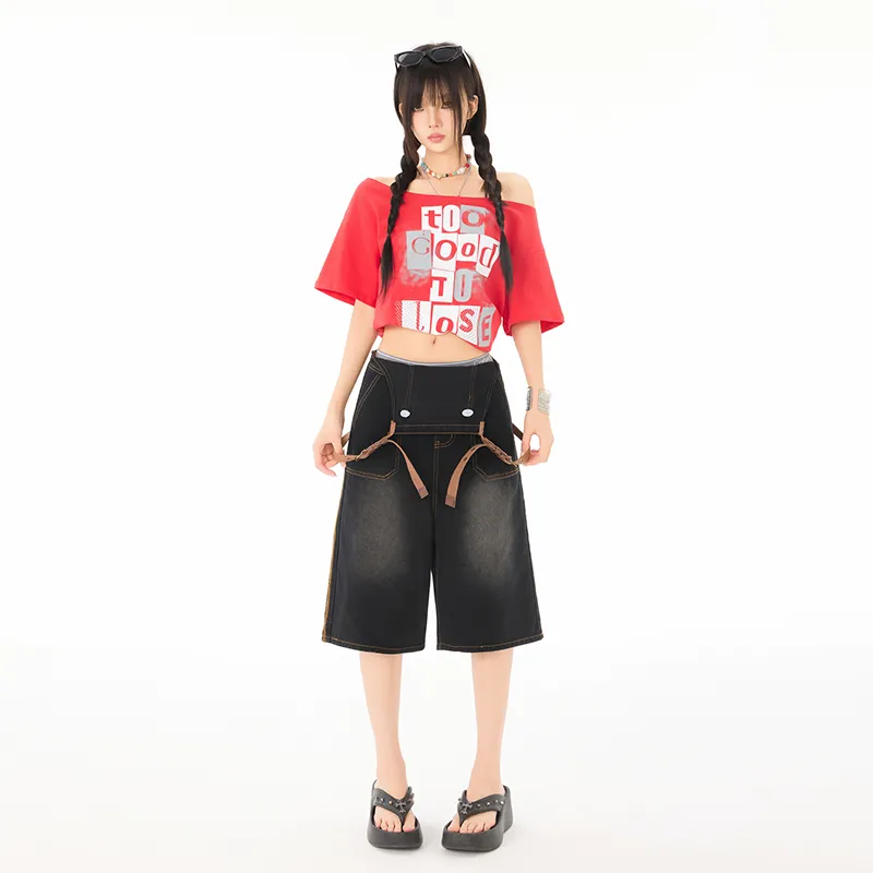 Wen Shan Overalls Women's Pine Ink Black-4