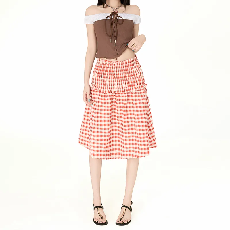 Wen Shan Casual Long Skirt Women's-5