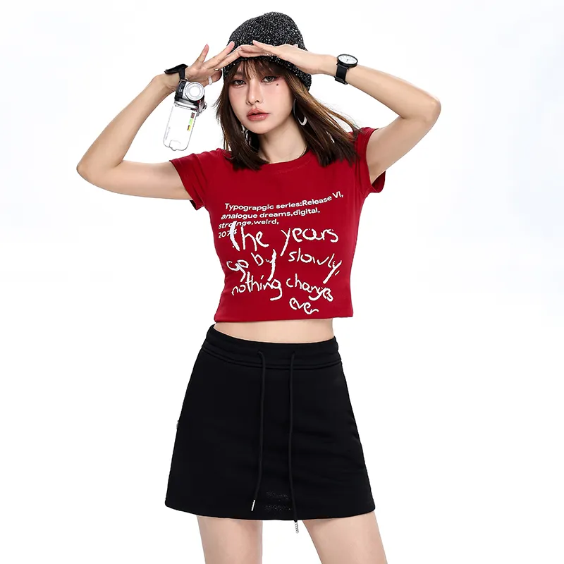 Wen Shan Casual Short Skirts Women's Black-2