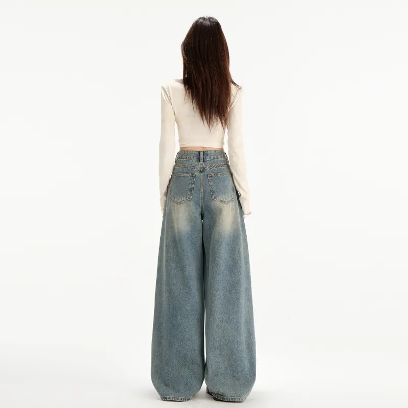 Wen Shan Jeans Women's Nostalgic Blue-2