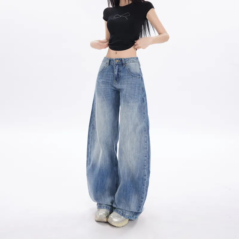 Wen Shan Jeans Women's Sky Blue-8
