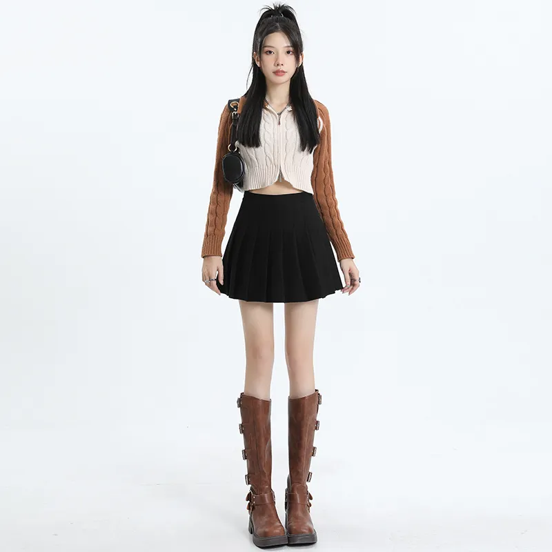 Wen Shan Casual Short Skirts Women's-2
