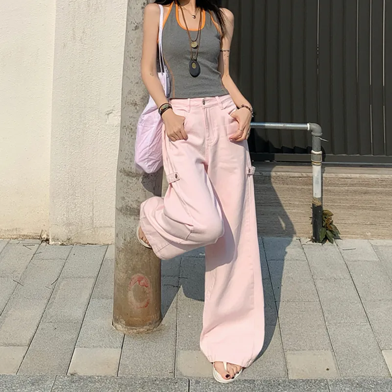 Wen Shan Jeans Women's Cherry Blossom Pink-9