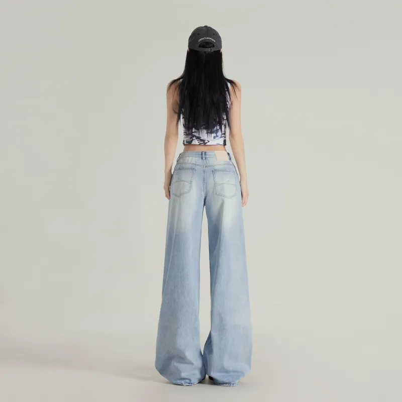 Wen Shan Jeans Women's Sky Blue-4