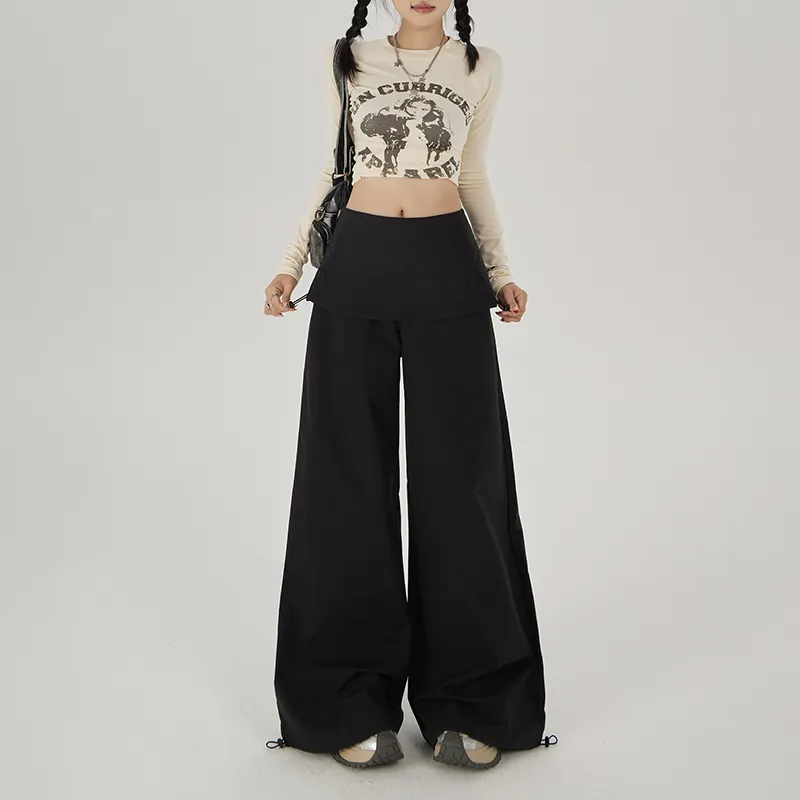 Wen Shan Casual Pants Women's Black-9