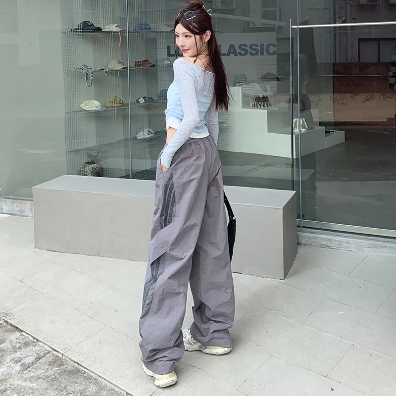 Wen Shan Casual Pants Women's Gray-11