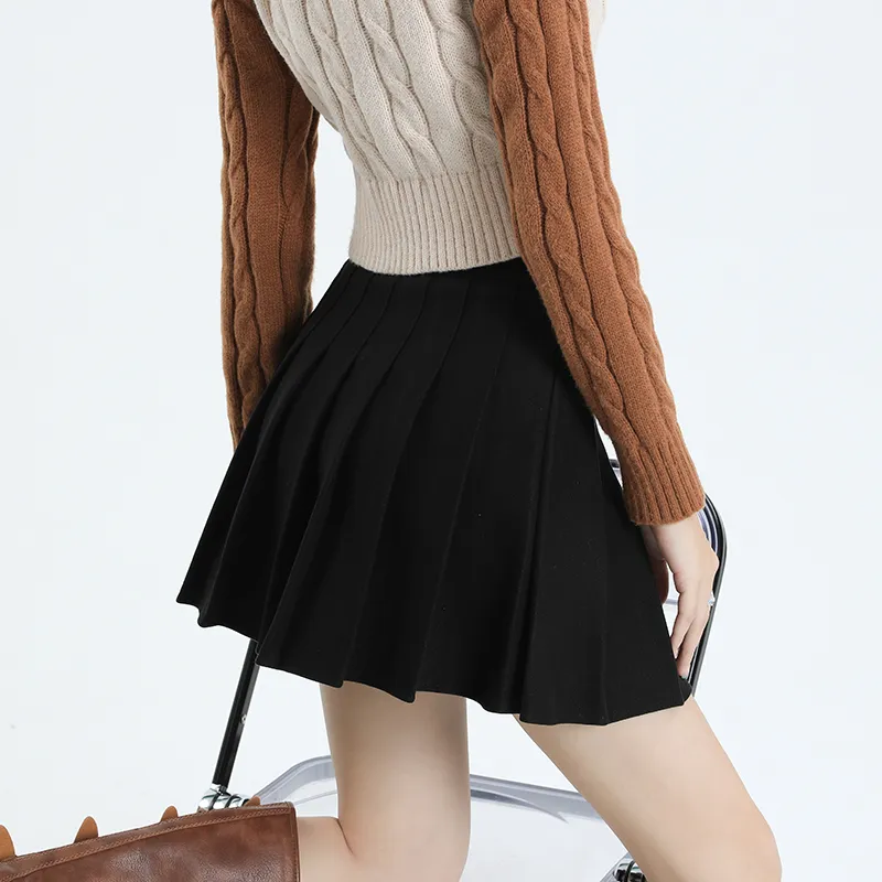Wen Shan Casual Short Skirts Women's-4
