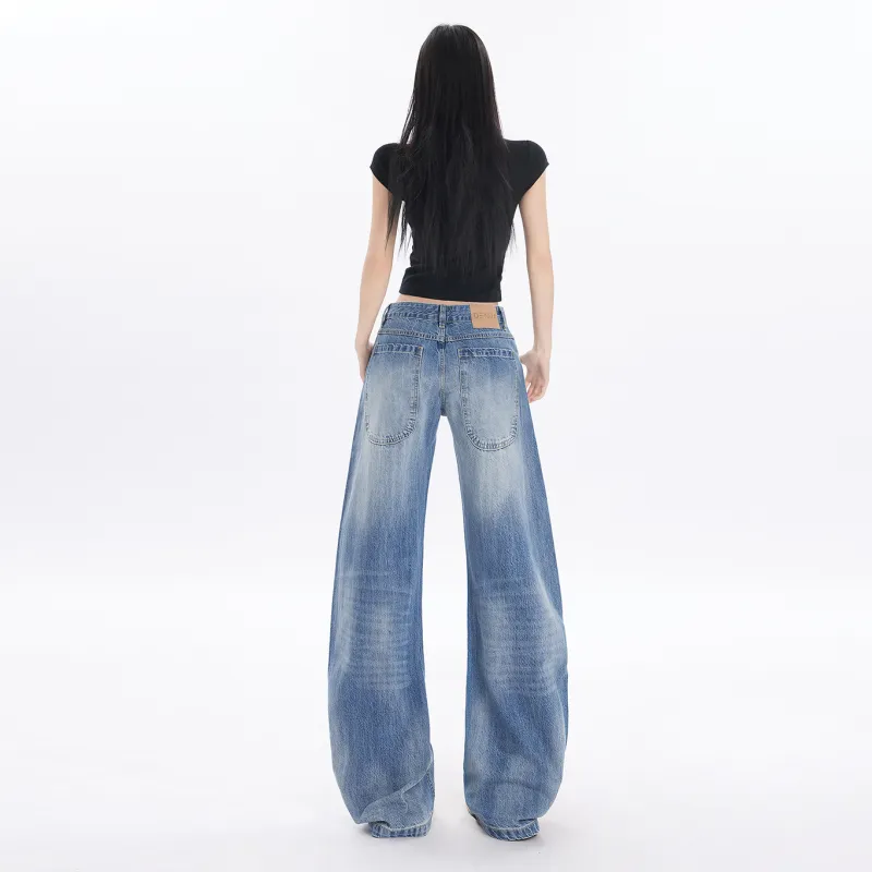 Wen Shan Jeans Women's Sky Blue-4