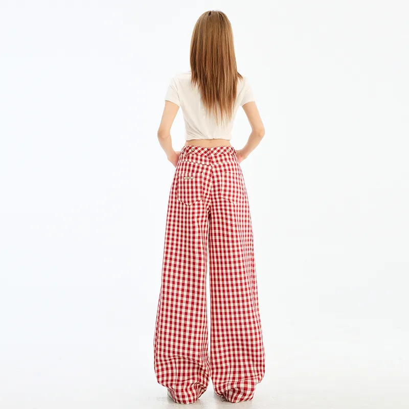 Wen Shan Casual Pants Women's Red-13