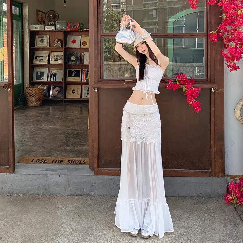 Wen Shan Casual Long Skirt Women's-2