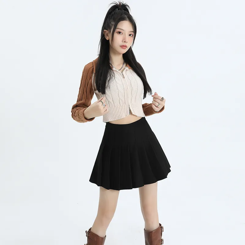 Wen Shan Casual Short Skirts Women's-3