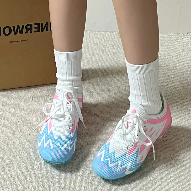 Crayon Shinchan x Jifffly FG Firm Ground Cushioning Abrasion Resistant Impact Resistant Lightweight Soccer Shoes Unisex-3