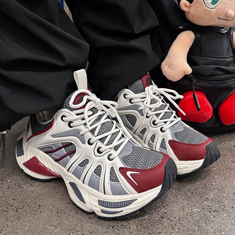 Jifffly Height Increasing Breathable Low-Top Chunky Sneakers