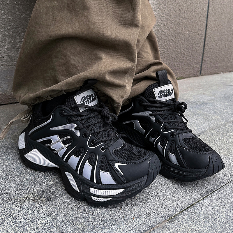 Jifffly Height Increasing Breathable Low-Top Chunky Sneakers