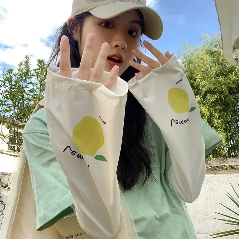 BAIJUAN Polyester Sun Protection Sleeves Women's-1