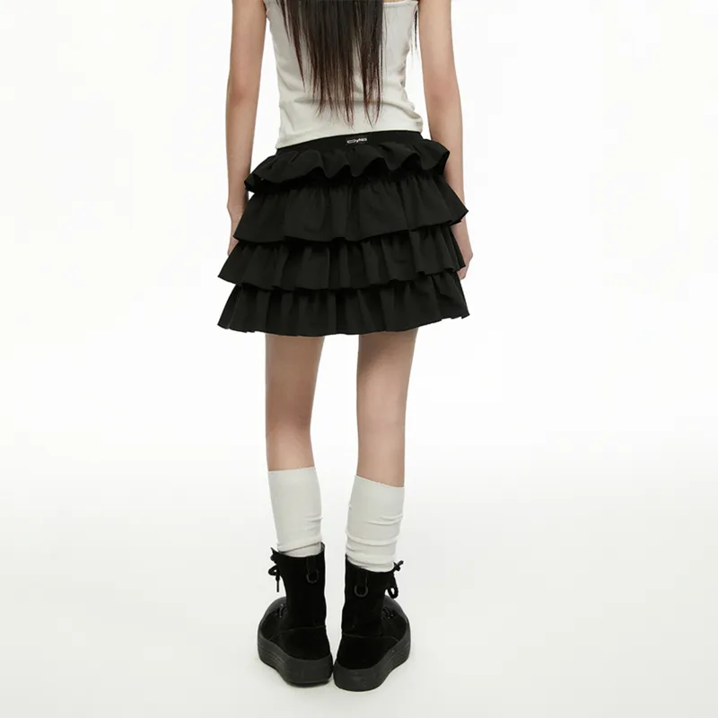 CYNI Casual Short Skirts Women's Black-3