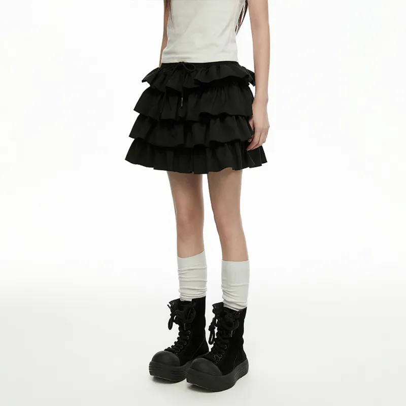 CYNI Casual Short Skirts Women's Black-2