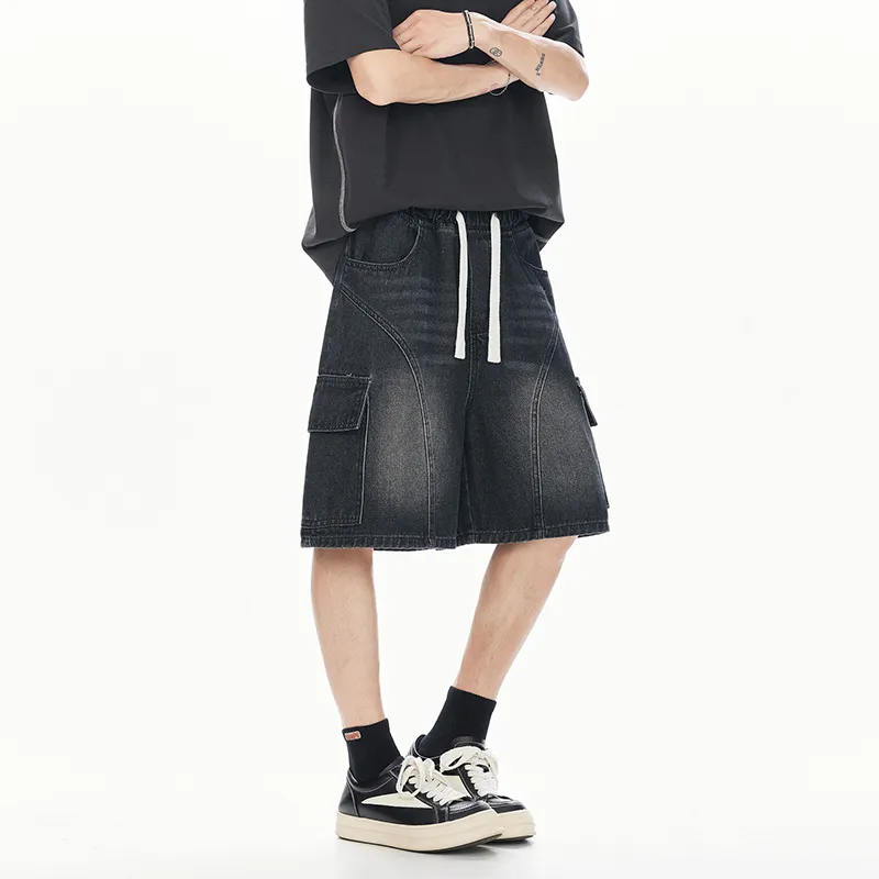 OPMO Denim Shorts Unisex-3
