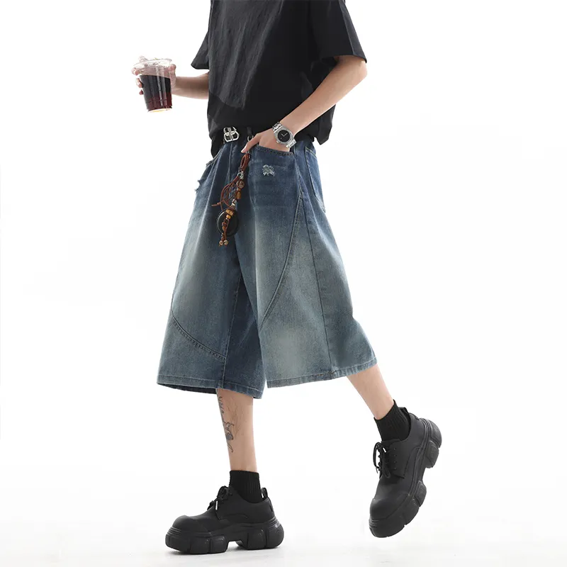 OPMO Denim Shorts Unisex-6
