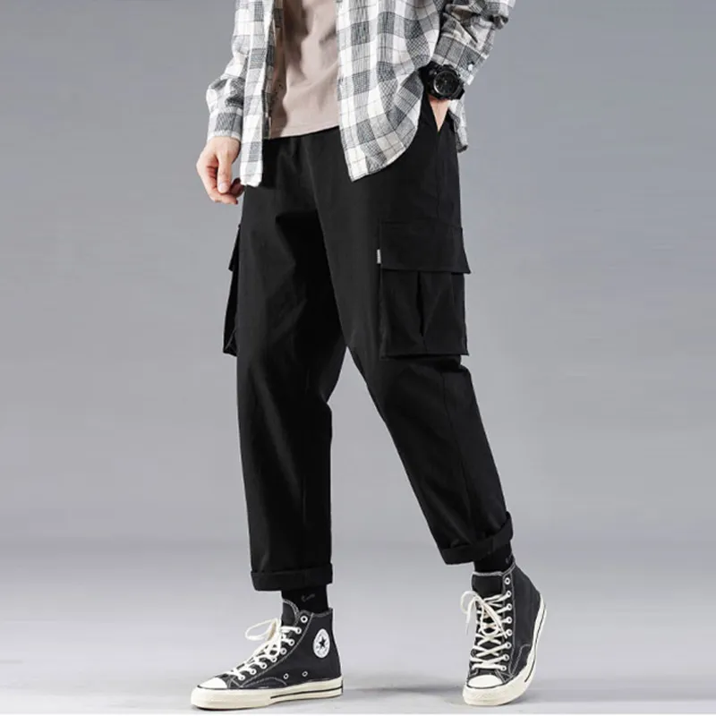 OPMO Casual Pants Unisex Black-2
