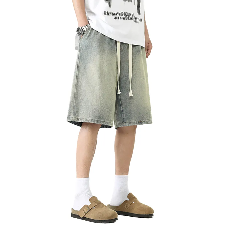 OPMO Denim Shorts Unisex-3