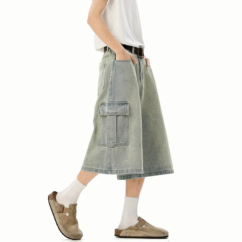 OPMO Denim Shorts Unisex-12
