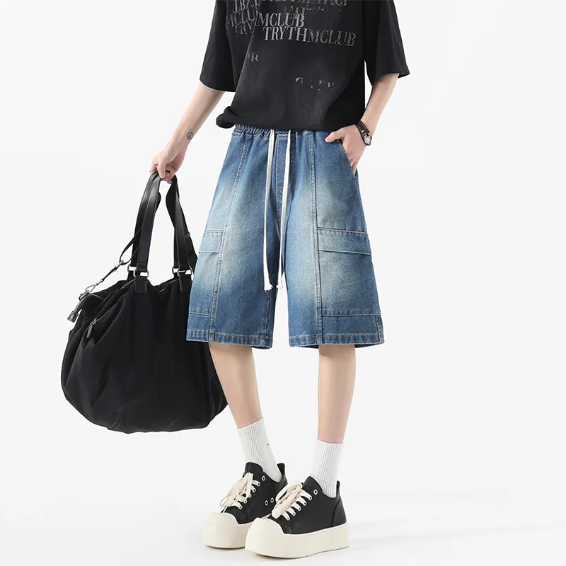 OPMO Denim Shorts Unisex-5