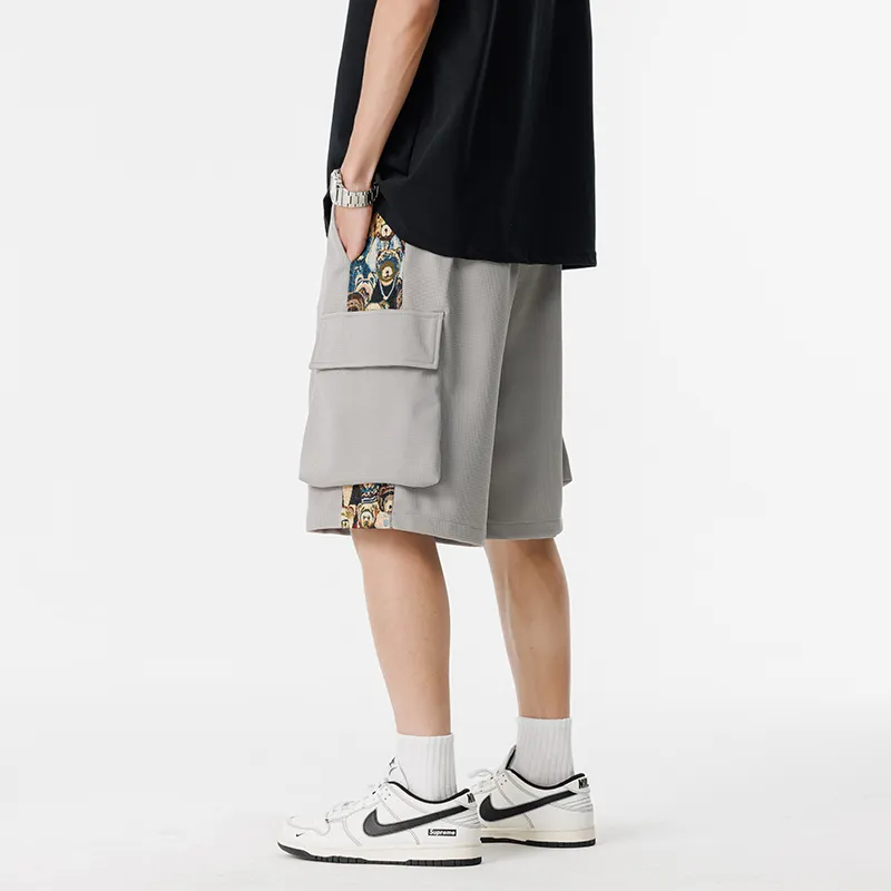 PAINT STAIN Casual Style Shorts Unisex-29