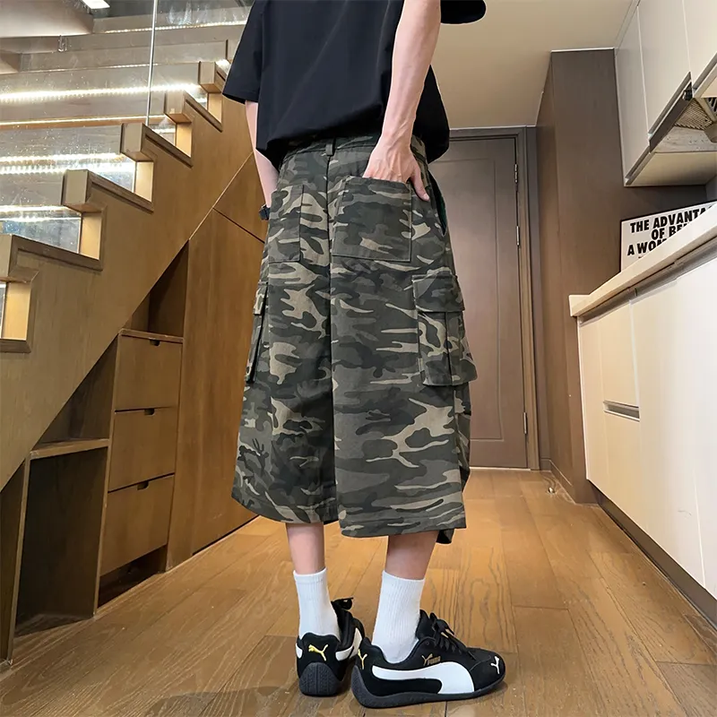 OPMO Casual Shorts Unisex Camouflage-1