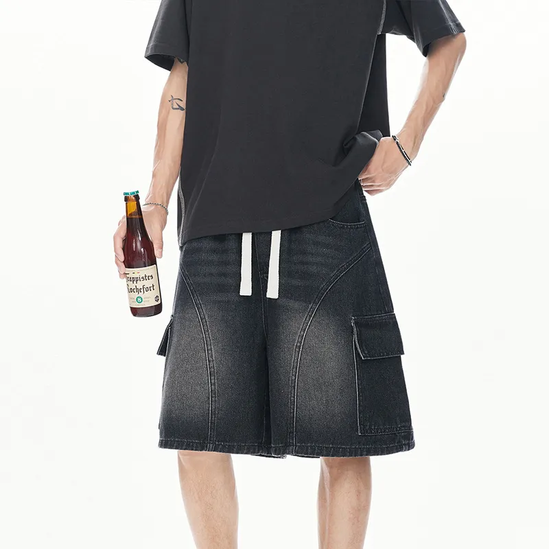 OPMO Denim Shorts Unisex-4