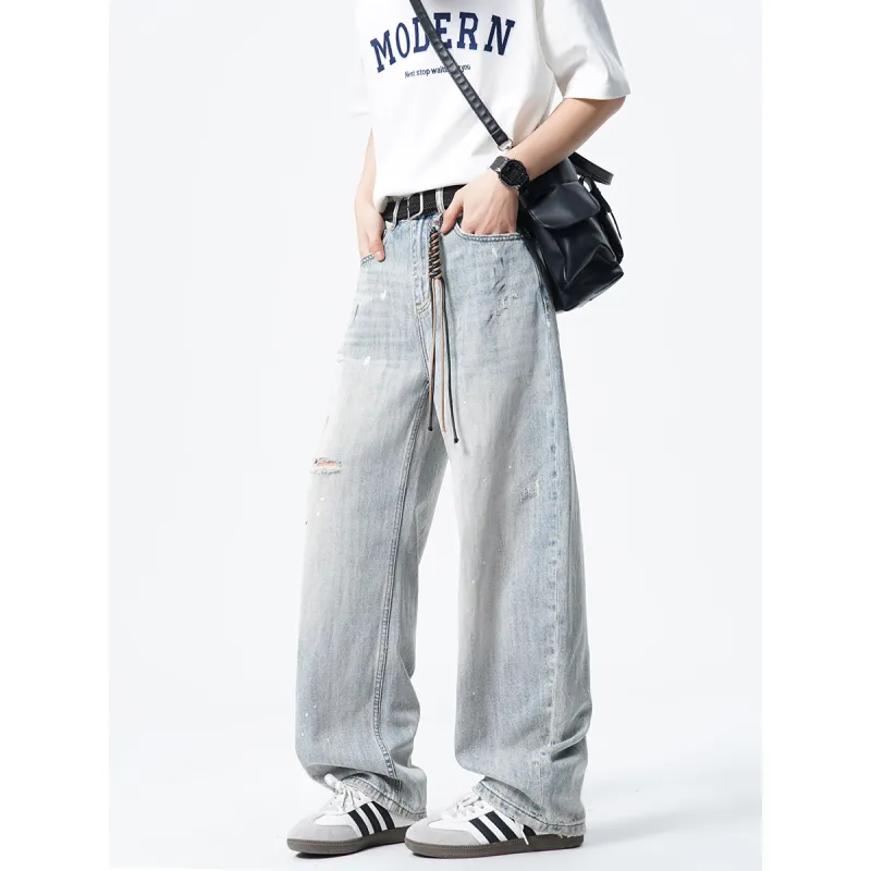 OPMO Jeans Unisex Light Blue-5
