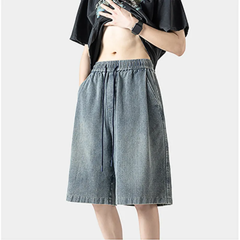 OPMO Denim Shorts Unisex-4
