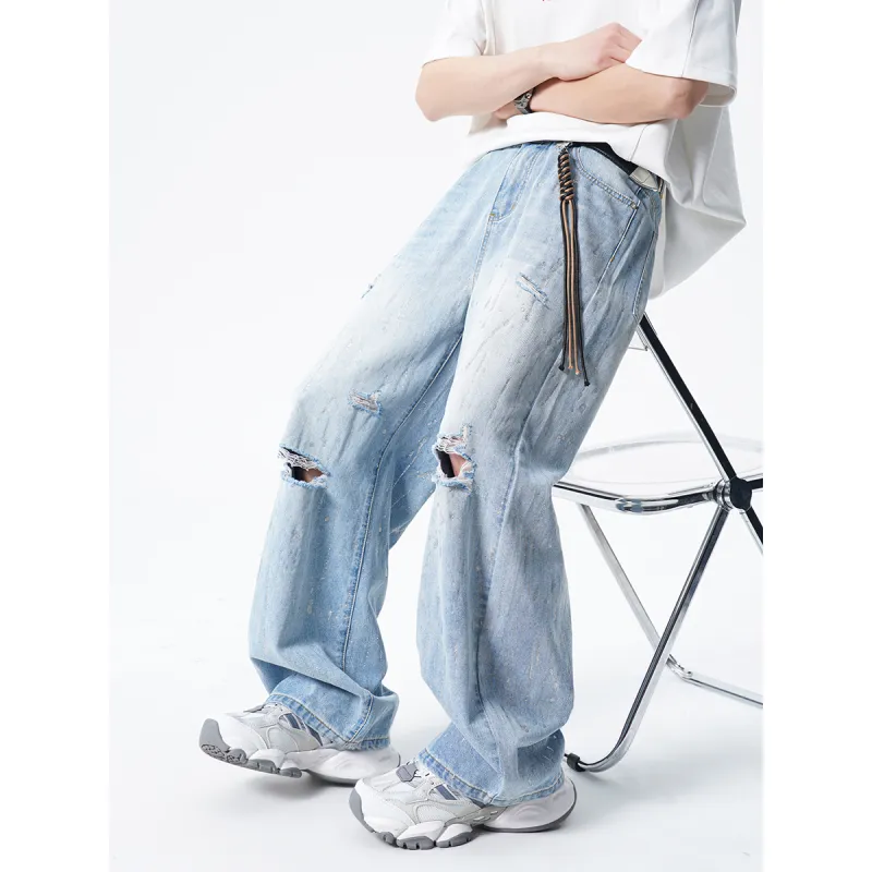 OPMO Jeans Unisex Light Blue-6