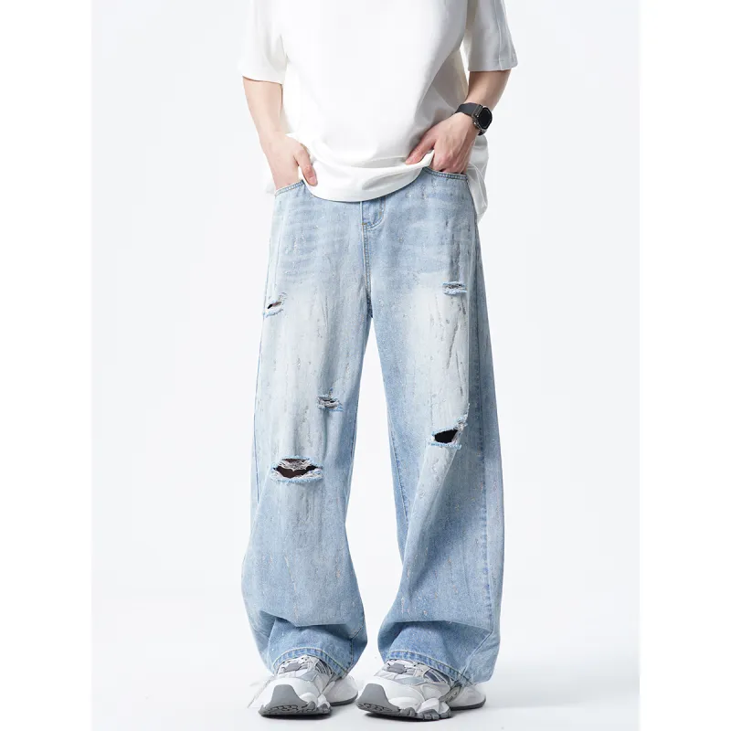 OPMO Jeans Unisex Light Blue-4